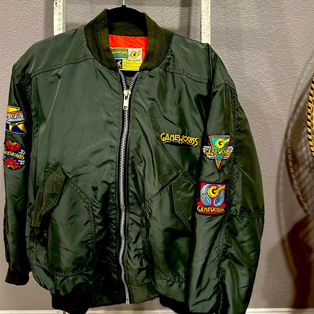 Las Vegas has gameworks bomber jacket
